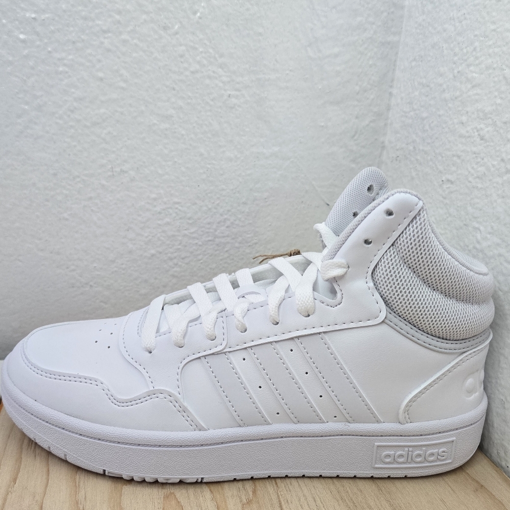 Womens Adidas HOOPS 3.0 MID White GW5457 #17